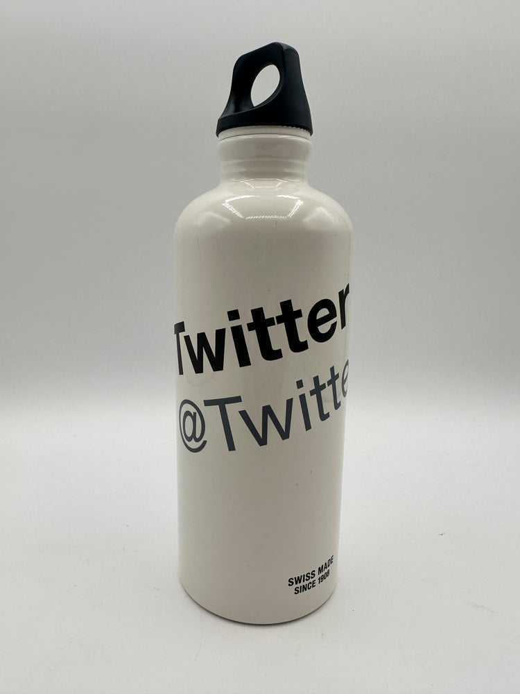 Rare Original Twitter SIGG Aluminum White Traveler Bottle